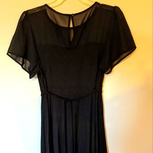 Séraphine little black maternity dress